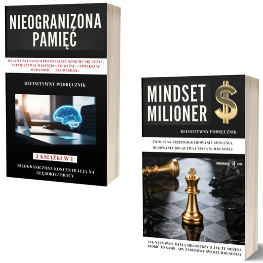 (PAKIET 2 W 1) NIEOGRANICZONA PAMIĘĆ + MILIONOWY MINDSET