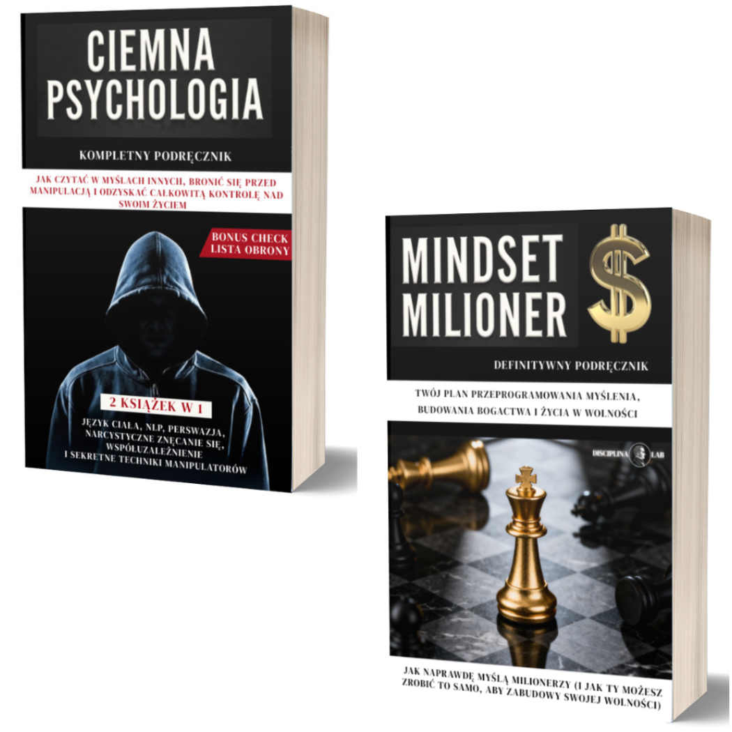 (PAKIET 2 W 1) CIEMNA PSYCHOLOGIA + MYŚLENIE MILIONERA