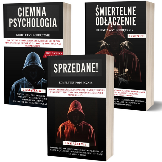 (PAKIET 3 W 1) CIEMNA PSYCHOLOGIA + ŚMIERTELNE ODDZIELENIE + SPRZEDANY