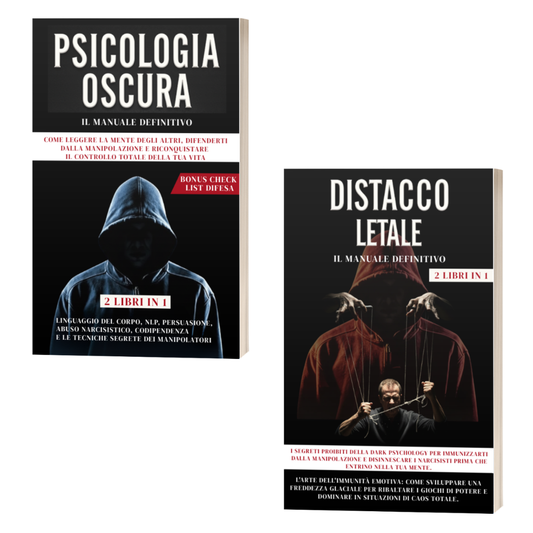 (BUNDLE 2 IN 1) PSICOLOGIA OSCURA+DISTACCO LETALE