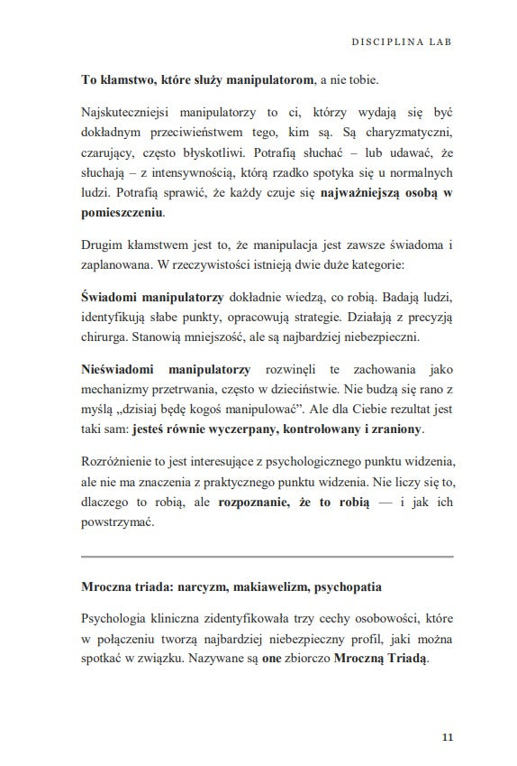 (PAKIET 4 W 1) CIEMNA PSYCHOLOGIA + ŚMIERTELNE ODDZIELENIE + POZA TOKSYCZNYM ZWIĄZKIEM + SPRZEDANY