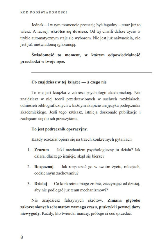 KOD PODŚWIADOMOŚCI