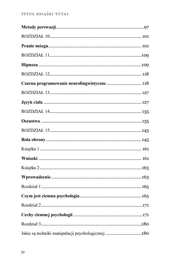 CIEMNA PSYCHOLOGIA