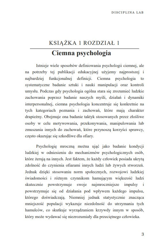 (PAKIET 2 W 1) CIEMNA PSYCHOLOGIA + ŚMIERTELNE ODDZIELENIE