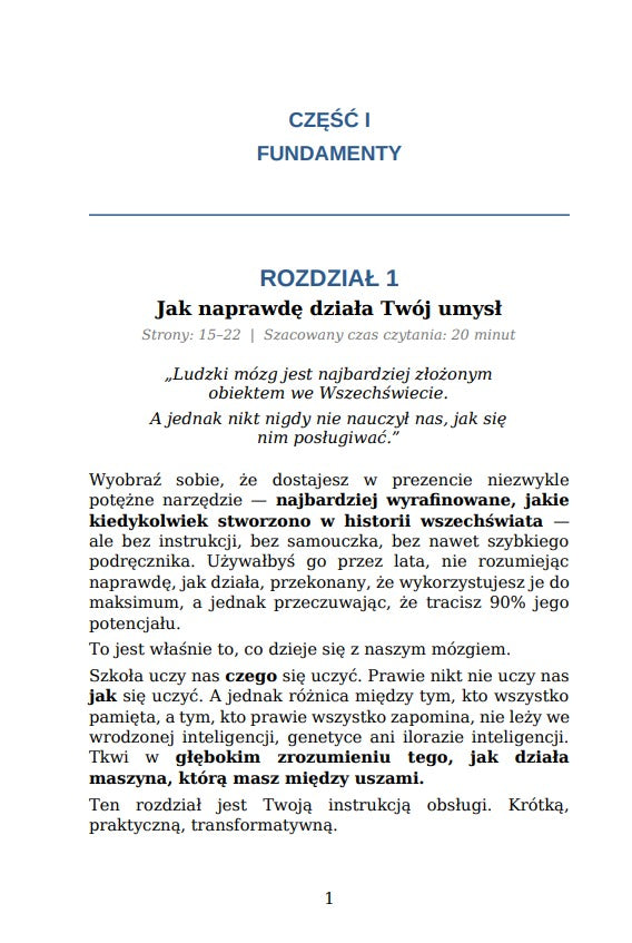 (PAKIET 2 W 1) NIEOGRANICZONA PAMIĘĆ + MILIONOWY MINDSET