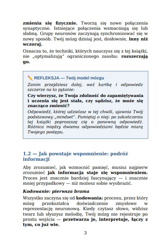 (PAKIET 2 W 1) NIEOGRANICZONA PAMIĘĆ + MILIONOWY MINDSET